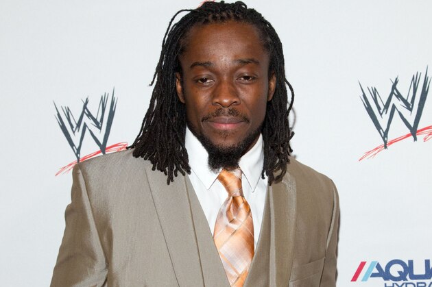 Kofi Kingston attends the Superstars For Sandy Relief Event, on thursday, April 4, 2013 in New York, NY. (Photo by Dario Cantatore/Invision/AP)