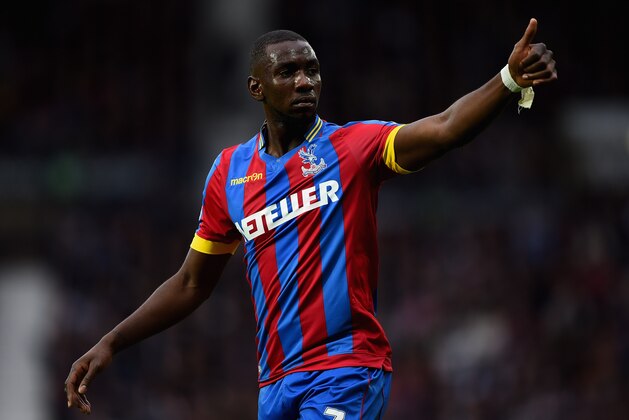 WEST BROMWICH, ENGLAND - OCTOBER 25: Yannick Bolasie of Crystal Palace in action during the Barclays Premier League match between West Bromwich Albion and Crystal Palace at The Hawthorns on October 25, 2014 in West Bromwich, England.  (Photo by Laurence Griffiths/Getty Images)