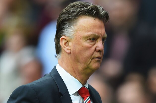 MANCHESTER, ENGLAND - MAY 17:  Louis van Gaal manager of Manchester United looks on at half time during the Barclays Premier League match between Manchester United and Arsenal at Old Trafford on May 17, 2015 in Manchester, England.  (Photo by Shaun Botterill/Getty Images)