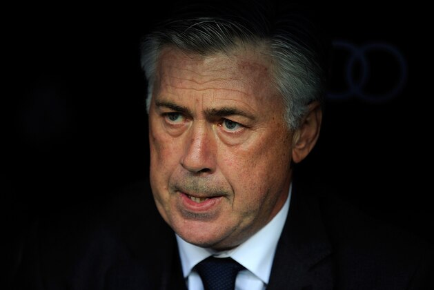 MADRID, SPAIN - OCTOBER 25:  Head coach Carlo Ancelotti of Real Madrid CF looks on during the La Liga match between Real Madrid CF and FC Barcelona at Estadio Santiago Bernabeu on October 25, 2014 in Madrid, Spain.  (Photo by Denis Doyle/Getty Images)