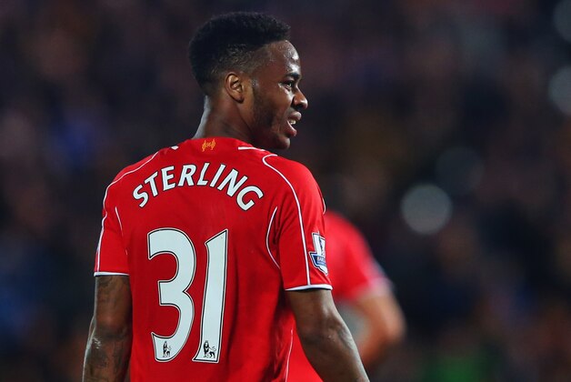 HULL, ENGLAND - APRIL 28:  Raheem Sterling of Liverpool looks on during the Barclays Premier League match between Hull City and Liverpool at KC Stadium on April 28, 2015 in Hull, England.  (Photo by Alex Livesey/Getty Images)