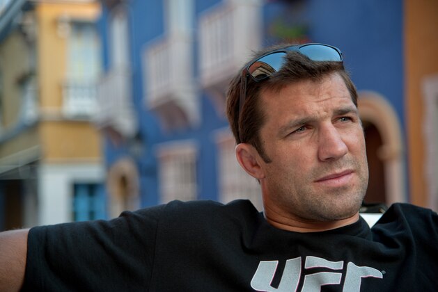 CARTAGENA, COLOMBIA - FEBRUARY 25:  UFC fighter Luke Rockhold poses during a photo session on February 25, 2014 in Cartagena, Colombia. (Photo by Gal Schweizer/Getty Images)