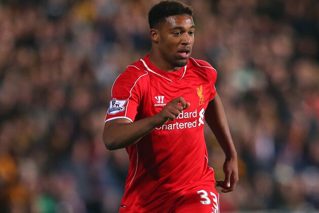 HULL, ENGLAND - APRIL 28:  Jordon Ibe of Liverpool during the Barclays Premier League match between Hull City and Liverpool at the KC Stadium on April 28, 2015 in Hull, England.  (Photo by Alex Livesey/Getty Images)