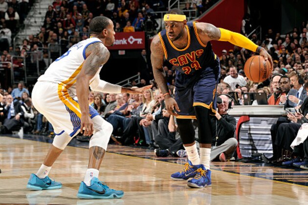 CLEVELAND, OH - FEBRUARY 26: LeBron James CLEVELAND, OH - FEBRUARY 26: LeBron James