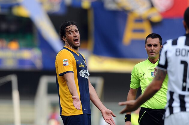 VERONA, ITALY - MAY 30:  Luca Toni