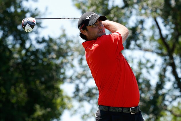 IRVING, TX - MAY 31:  Steven Bowditch of Australia hits his tee shot on the third hole during the Final Round of the AT&T Byron Nelson at the TPC Four Seasons Resort Las Colinas on May 31, 2015 in Irving, Texas.  (Photo by Tom Pennington/Getty Images)