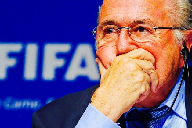 ZURICH, SWITZERLAND - MAY 29: FIFA President Joseph S. Blatter speaks after his election at the 65th FIFA Congress at Hallenstadion on May 29, 2015 in Zurich, Switzerland. (Photo by Philipp Schmidli/Getty Images)