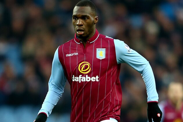 BIRMINGHAM, ENGLAND - DECEMBER 28:  Christian Benteke of Villa in action during the Barclays Premier League match between Aston Villa and Sunderland at Villa Park on December 28, 2014 in Birmingham, England.  (Photo by Richard Heathcote/Getty Images)