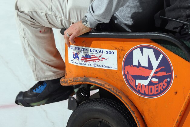 UNIONDALE, NY - MAY 05:  A closeup of arena workers tools used to help remove the ice and the rink from the Nassau Coliseum on May 5, 2015 in Uniondale, New York. The New York Islanders have played their last game at the Nassau Coliseum and will begin to play at the Barclay's Center in the Brooklyn borough of New York City next season.  (Photo by Bruce Bennett/Getty Images)