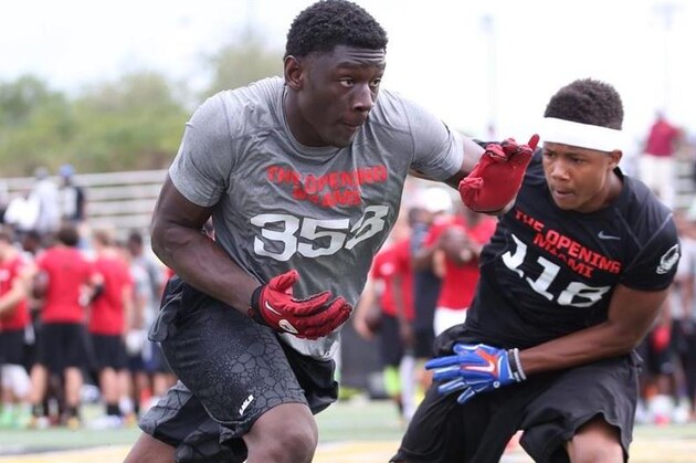 Florida 4-star wide receiver Cavin Ridley announced his top five Wednesday afternoon. Florida 4-star wide receiver Cavin Ridley announced his top five Wednesday afternoon.
