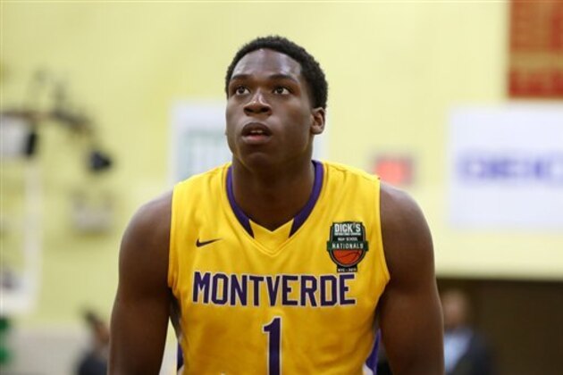 Montverde Academy's Noah Dickerson #1 is seen against Findlay Prep in the DICK'S Sporting Goods High School National Basketball Tournament on Friday, April 3, 2015 in Queens, NY. (AP Photo/Gregory Payan) Montverde Academy's Noah Dickerson #1 is seen against Findlay Prep in the DICK'S Sporting Goods High School National Basketball Tournament on Friday, April 3, 2015 in Queens, NY. (AP Photo/Gregory Payan)