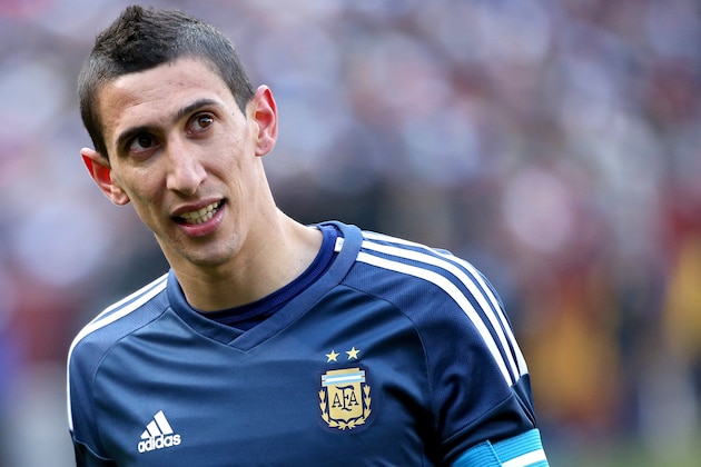 LANDOVER, MD - MARCH 28: Angel di Maria #7 of Argentina in action against El Salvador during an International Friendly at FedExField on March 28, 2015 in Landover, Maryland. (Photo by Patrick Smith/Getty Images)