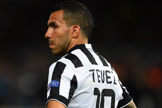 BERLIN, GERMANY - JUNE 06:  Carlos Tevez of Juventus looks dejected after the UEFA Champions League Final between Juventus and FC Barcelona at Olympiastadion on June 6, 2015 in Berlin, Germany.  (Photo by Laurence Griffiths/Getty Images)