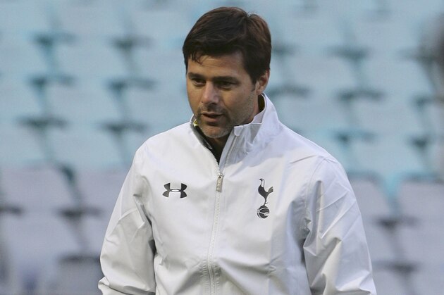 Tottenham Hotspur head coach Mauricio Pochettino walks around the field during an open training session in Sydney Friday, May 29, 2015. The Hotspur will play against Sydney FC in their friendly soccer match in Sydney on Saturday, May 30. (AP Photo/Rob Griffith) Tottenham Hotspur head coach Mauricio Pochettino walks around the field during an open training session in Sydney Friday, May 29, 2015. The Hotspur will play against Sydney FC in their friendly soccer match in Sydney on Saturday, May 30. (AP Photo/Rob Griffith)