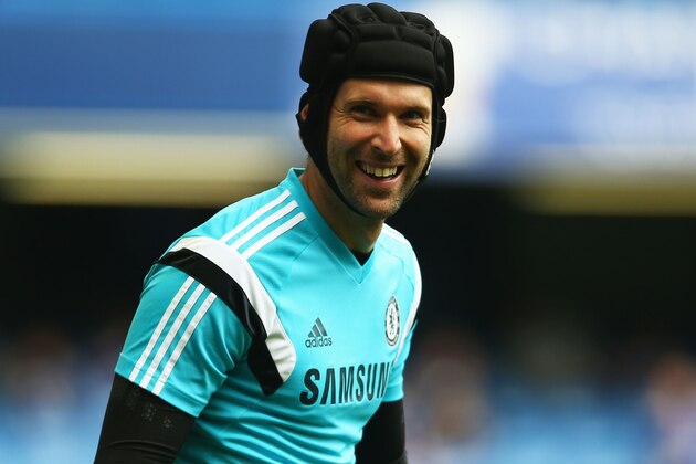 LONDON, ENGLAND - SEPTEMBER 13:  Petr Cech of Chelsea looks on prior to the Barclays Premier League match between Chelsea and Swansea City at Stamford Bridge on September 13, 2014 in London, England.  (Photo by Paul Gilham/Getty Images)