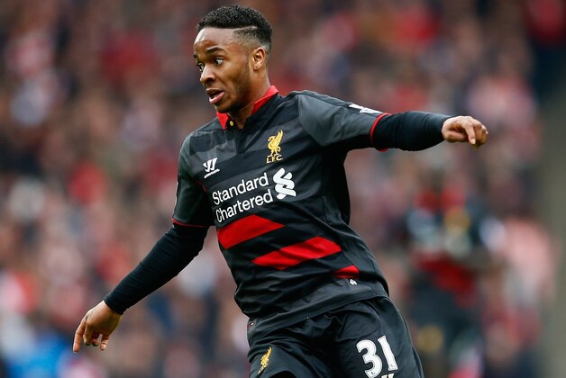 LONDON, ENGLAND - APRIL 04:  Raheem Sterling of Liverpool in action during the Barclays Premier League match between Arsenal and Liverpool at the Emirates Stadium on April 4, 2015 in London, England.  (Photo by Julian Finney/Getty Images)