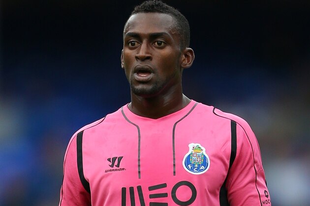 LIVERPOOL, ENGLAND - AUGUST 03: Jackson Martinez of Porto during the Pre-Season Friendly between Everton and Porto at Goodison Park on August 3, 2014 in Liverpool, England.  (Photo by Dave Thompson/Getty Images)