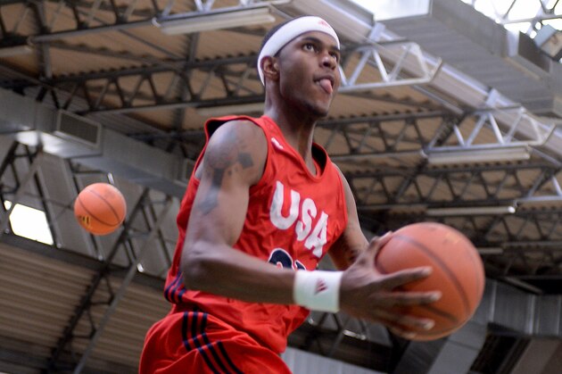 TREVISO, ITALY - JUNE 08:  Dewan Huell of team USA in action during adidas Eurocamp at La Ghirada sports center on June 8, 2015 in Treviso, Italy.  (Photo by Roberto Serra/Iguana Press/Getty Images)