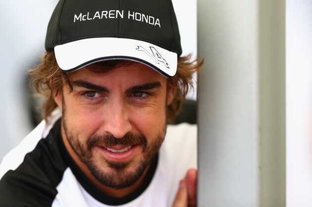MONTREAL, QC - JUNE 06:  Fernando Alonso of Spain and McLaren Honda looks on following qualifying for the Canadian Formula One Grand Prix at Circuit Gilles Villeneuve on June 6, 2015 in Montreal, Canada.  (Photo by Clive Mason/Getty Images)