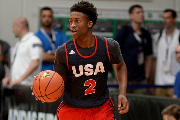 TREVISO, ITALY - JUNE 06:  Kobi Simmons in action during adidas Euriocamp Day 1 at La Ghirada sports center on June 6, 2015 in Treviso, Italy.  (Photo by Roberto Serra/Iguana Press/Getty Images)