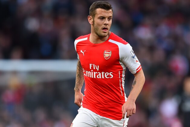 LONDON, ENGLAND - MAY 20:  Jack Wilshere of Arsenal in action during the Barclays Premier League match between Arsenal and Sunderland at Emirates Stadium on May 20, 2015 in London, England.  (Photo by Shaun Botterill/Getty Images)