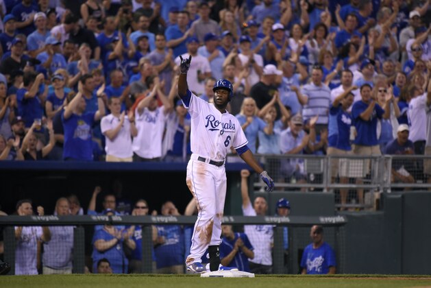KANSAS CITY, MO - JUNE 17: Lorenzo Cain
