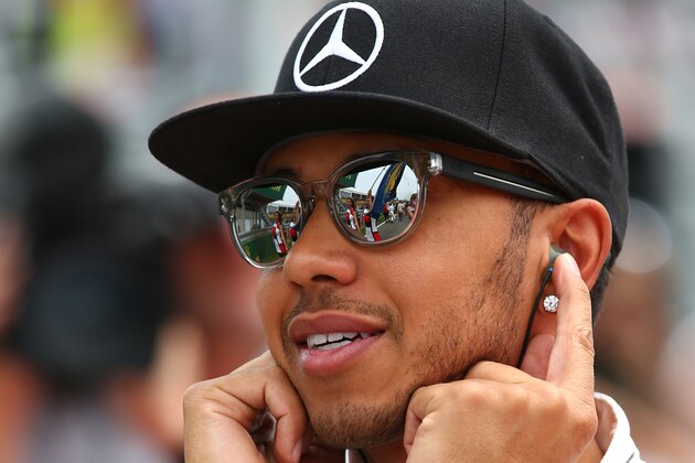 MONTREAL, QC - JUNE 07:  Lewis Hamilton of Great Britain and Mercedes GP looks on during the Canadian Formula One Grand Prix at Circuit Gilles Villeneuve on June 7, 2015 in Montreal, Canada.  (Photo by Mark Thompson/Getty Images)