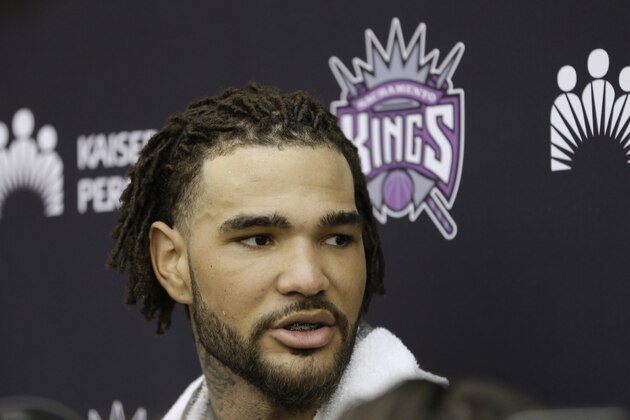 Kentucky center Willie Cauley-Stein at a pre draft workout with the Sacramento Kings, in Sacramento, Calif., Thursday, June 11, 2015.(AP Photo/Rich Pedroncelli)