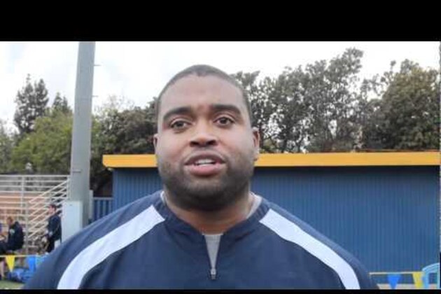 Offensive line coach Adrian Klemm.