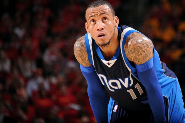 HOUSTON, TX - APRIL 28: Monta Ellis #11 of the Dallas Mavericks shoots against the Houston Rockets in Game Five of the Western Conference Quarterfinals during the NBA Playoffs on April 28, 2015 at the Toyota Center in Houston, Texas. NOTE TO USER: User expressly acknowledges and agrees that, by downloading and or using this photograph, User is consenting to the terms and conditions of the Getty Images License Agreement. Mandatory Copyright Notice: Copyright 2015 NBAE (Photo by Bill Baptist/NBAE via Getty Images)