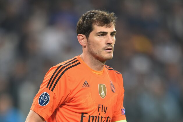 TURIN, ITALY - MAY 05: Iker Casillas of Real Madrid looks on during the UEFA Champions League semi final match between Juventus and Real Madrid at Juventus Arena on May 5, 2015 in Turin, Italy.  (Photo by Michael Regan/Getty Images)