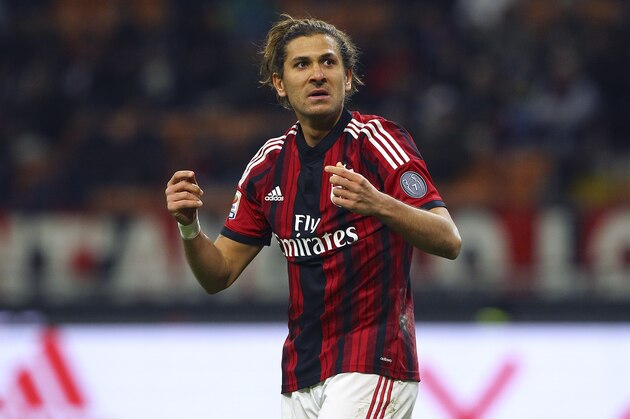 MILAN, ITALY - MARCH 07:  Alessio Cerci of AC Milan looks on during the Serie A match between AC Milan and Hellas Verona FC at Stadio Giuseppe Meazza on March 7, 2015 in Milan, Italy.  (Photo by Marco Luzzani/Getty Images)