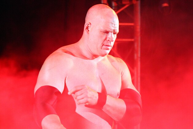 DURBAN, SOUTH AFRICA - JULY 08:  The Big Red Monster Kane during the WWE Smackdown Live Tour at Westridge Park Tennis Stadium on July 08, 2011 in Durban, South Africa.  (Photo by Steve Haag/Gallo Images/Getty Images)