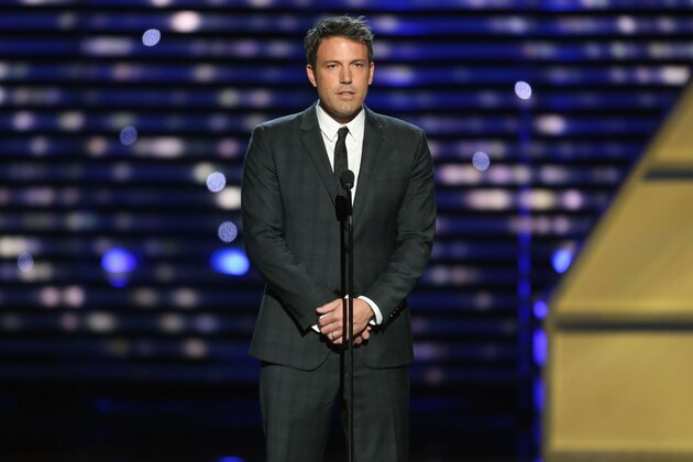 LOS ANGELES, CA - JULY 17:  Actor Ben Affleck onstage to present Jimmy V award at The 2013 ESPY Awards at Nokia Theatre L.A. Live on July 17, 2013 in Los Angeles, California.  (Photo by Frederick M. Brown/Getty Images for ESPY)