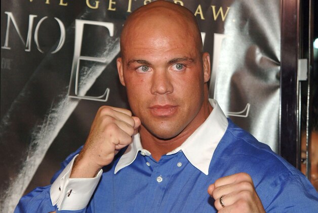 Kurt Angle, WWE Smackdown Superstar during 'See No Evil' Premiere - Arrivals in Los Angeles, California, United States. (Photo by J.Sciulli/WireImage for LIONSGATE)
