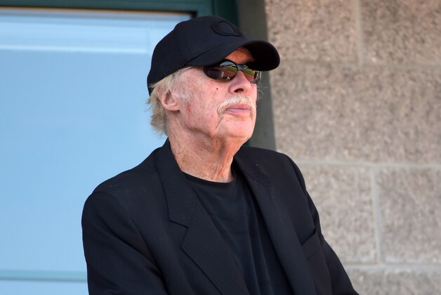 Jun 10, 2015; Eugene, OR, USA; Nike co-founder Phil Knight at the 2015 NCAA Track & Field Championships at Hayward Field. Mandatory Credit: Kirby Lee-USA TODAY Sports