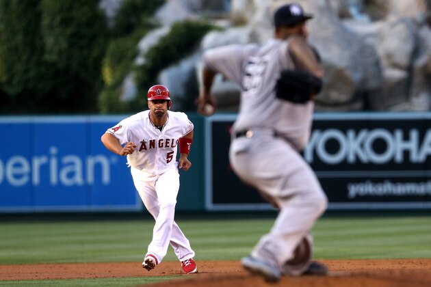 ANAHEIM, CA - JUNE 29:   Albert Pujols