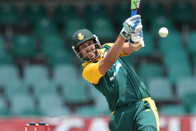 BLOEMFONTEIN, SOUTH AFRICA - JANUARY 25: (SOUTH AFRICA OUT) David Wiese of South Africa A bats during the first One Day International match between South Africa A and England Lions at Chevrolet Park on January 25, 2015 in Bloemfontein, South Africa. (Photo by Johan Pretorius/Gallo Images/Getty Images)