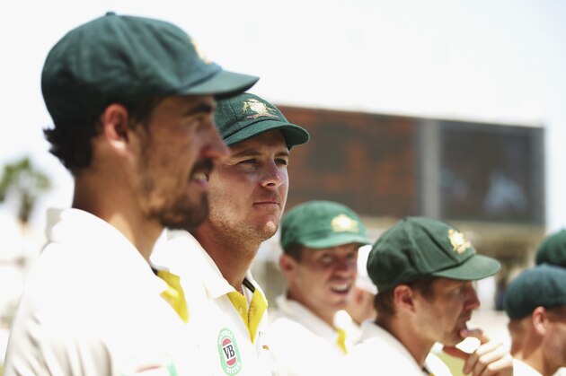 KINGSTON, JAMAICA - JUNE 14:  Josh Hazlewood of Australia looks on after day four of the Second Test match between Australia and the West Indies at Sabina Park on June 14, 2015 in Kingston, Jamaica.  (Photo by Ryan Pierse/Getty Images)