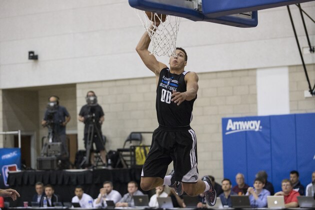 Orlando Magic's Aaron Gordon is about to slam the ball against the Oklahoma City Thunder during the first half of an NBA summer league basketball game in Orlando, Fla., Monday, July 6, 2015. (AP Photo/Willie J. Allen Jr.) Orlando Magic's Aaron Gordon is about to slam the ball against the Oklahoma City Thunder during the first half of an NBA summer league basketball game in Orlando, Fla., Monday, July 6, 2015. (AP Photo/Willie J. Allen Jr.)