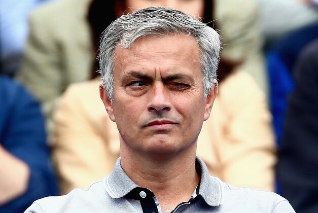 LONDON, ENGLAND - JUNE 20:  Chelsea manager Jose Mourinho watches the match between Kevin Anderson of South Africa and Gilles Simon of France during day six of the Aegon Championships at Queen's Club on June 20, 2015 in London, England.  (Photo by Jordan Mansfield/Getty Images for LTA)