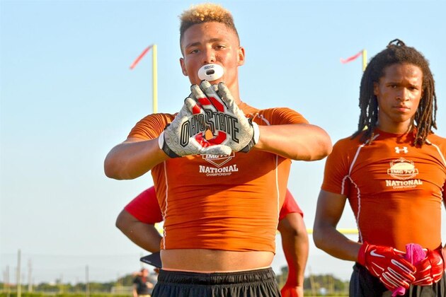 Ohio State wide receiver commit Austin Mack was one of the stories of Thursday at The Opening in Oregon.