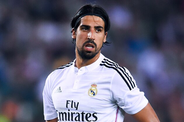 BARCELONA, SPAIN - OCTOBER 29:  Sami Khedira of Real Madrid CF looks on during the Copa Del Rey Round of 32 first leg match at Power8 Stadium on October 29, 2014 in Barcelona, Spain.  (Photo by David Ramos/Getty Images)
