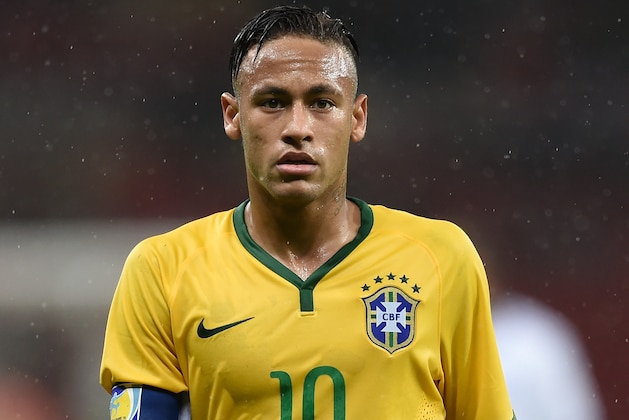 PORTO ALEGRE, BRAZIL - JUNE 10: Neymar of Brazil looks on during the International Friendly Match between Brazil and Honduras at Beira Rio Stadium on June 10, 2015 in Porto Alegre, Brazil. (Photo by Buda Mendes/Getty Images) PORTO ALEGRE, BRAZIL - JUNE 10: Neymar of Brazil looks on during the International Friendly Match between Brazil and Honduras at Beira Rio Stadium on June 10, 2015 in Porto Alegre, Brazil. (Photo by Buda Mendes/Getty Images)