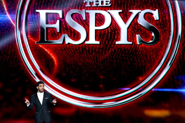 xxx at the ESPY Awards at the Nokia Theatre on Wednesday, July 16, 2014, in Los Angeles. (Photo by John Shearer/Invision/AP)