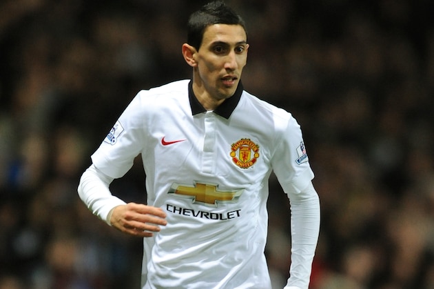 Manchester United's Angel Di Maria during the English Premier League soccer match between Aston Villa and Manchester United at Villa Park, in Birmingham, England, Saturday, Dec. 20, 2014. (AP Photo/Rui Vieira) Manchester United's Angel Di Maria during the English Premier League soccer match between Aston Villa and Manchester United at Villa Park, in Birmingham, England, Saturday, Dec. 20, 2014. (AP Photo/Rui Vieira)