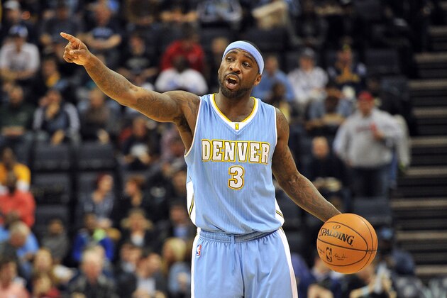 Denver Nuggets guard Ty Lawson (3) plays in the first half of an NBA basketball game Thursday, Jan. 29, 2015, in Memphis, Tenn. (AP Photo/Brandon Dill) Denver Nuggets guard Ty Lawson (3) plays in the first half of an NBA basketball game Thursday, Jan. 29, 2015, in Memphis, Tenn. (AP Photo/Brandon Dill)