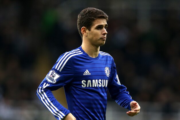 Chelsea's Oscar during their English Premier League soccer match against Newcastle United at St James' Park, Newcastle, England, Saturday, Dec. 6, 2014. (AP Photo/Scott Heppell)