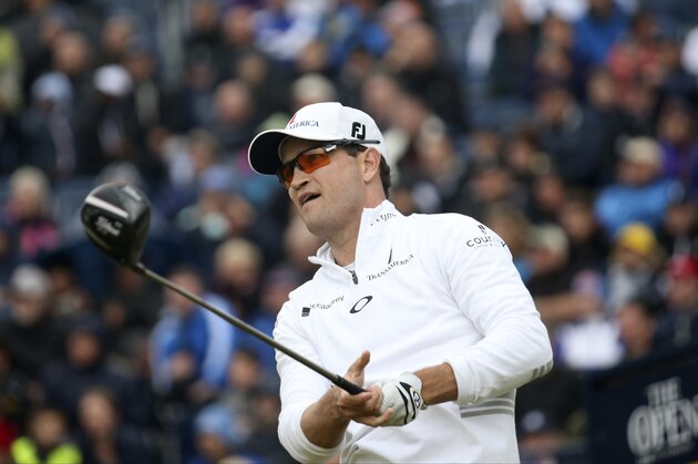 United States’ Zach Johnson drives a ball from the 17th tee during the final round at the British Open Golf Championship at the Old Course, St. Andrews, Scotland, Monday, July 20, 2015. (AP Photo/Peter Morrison) United States’ Zach Johnson drives a ball from the 17th tee during the final round at the British Open Golf Championship at the Old Course, St. Andrews, Scotland, Monday, July 20, 2015. (AP Photo/Peter Morrison)