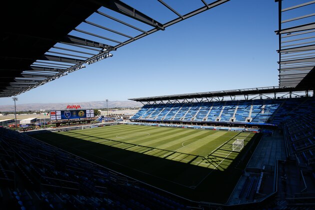Avaya Stadium before the start of the International Champions Cup North America between the San Jose Earthquakes and visiting Club America, on Tuesday, July 14, 2015, in San Jose, California. Club America makes their second appearance in the series, after having lost to the LA Galaxy in game one. (Terrell Lloyd/AP Images for International Champions Cup)